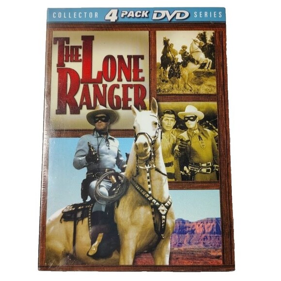 The Lone Ranger DVD Set  2001 Hi Yo Silver 4 Disc Tonto Western Cowboy Trigger - Picture 1 of 3